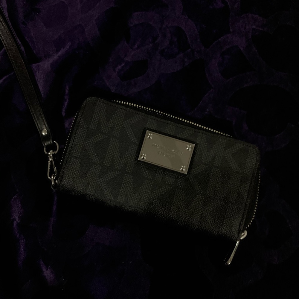 Leather MK wallet